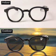 BOLDOZ - M580 - Transition - أسود - أسيتات - جريء - دائري - بصريات - نظارات