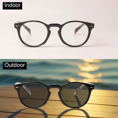 BOLDOZ - M540 - Transition - Black Tortoise - خلات - Bold - Round - Optics - Eyewear