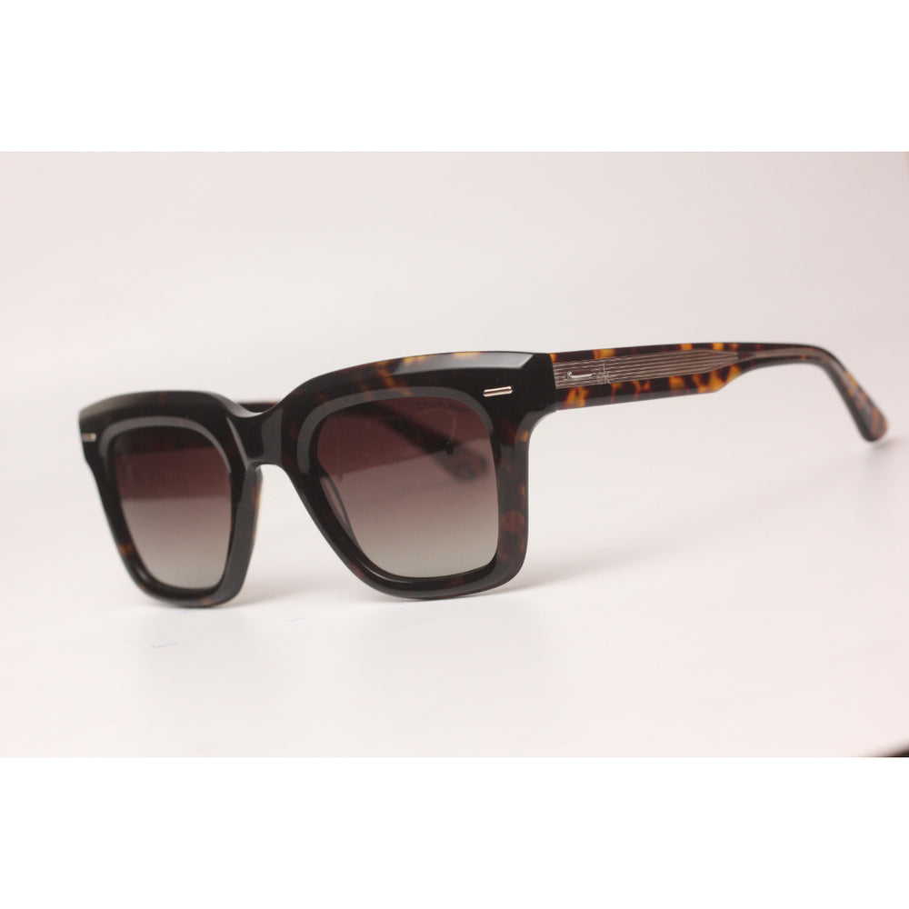 Calvin Klein - Polarized - Tortoise Brown - Acetate - Square - Premium Sunglasses - Eyewear
