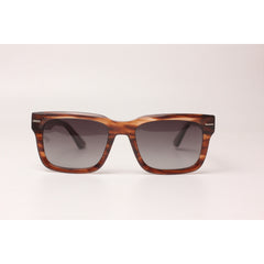Calvin Klein - Polarized - Marble Brown - Acetate - Rectangle - Premium Sunglasses - Eyewear