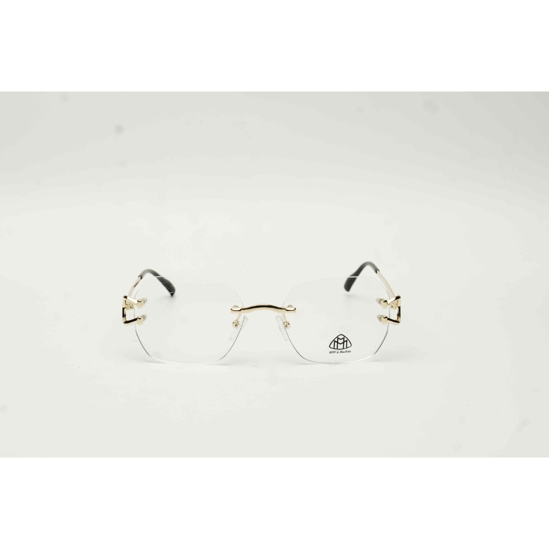 Maybach - 30104 - Hexagonal - Rimless - Metal - Round - Premium Optics - Eyewear