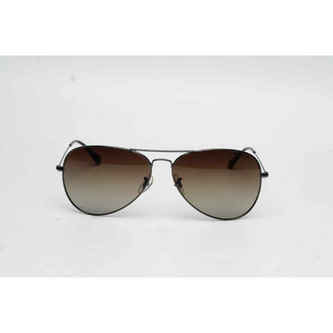 SIO2 - S3026 - 62 MM - Aviator - Polarized - Metal - Round - Sunglasses - Eyewear