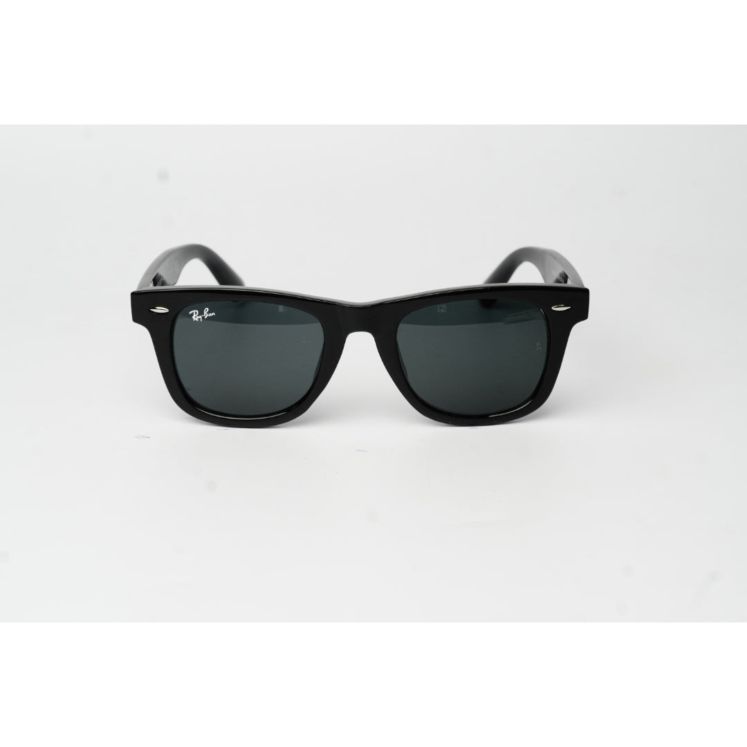Ray Ban - 2140 - 50 mm - Black - Acetate Wayfarer - Square - Sunglasses - Eyewear