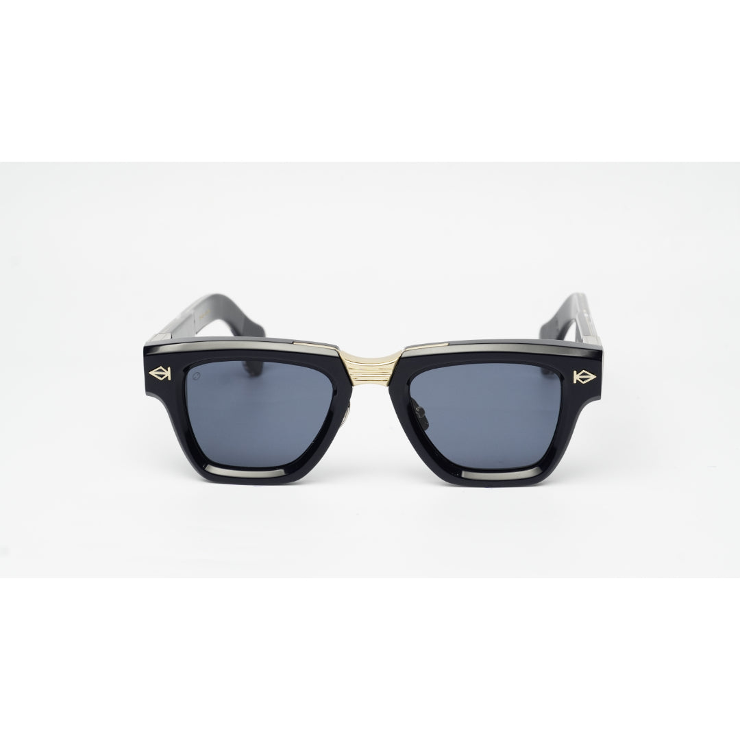 T HENRI - Maison Galactique - CO2 - Cosmic Twilight Blue - Silver - Golden - Acetate - Square - Premium Sunglasses