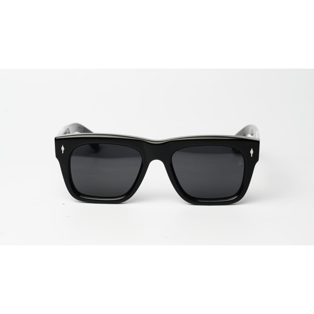 Jacques Marie Mage - CASH - Black Silver - Acetate - Square - Premium Sunglasses