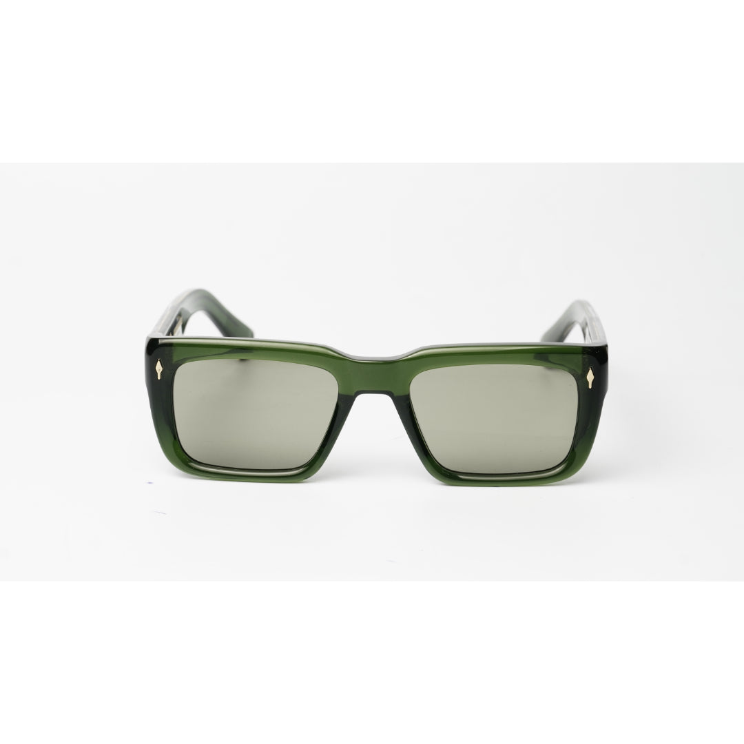 Jacques Marie Mage - WALKERI - Transparent Green - Tinted - Acetate - Rectangle - Premium Sunglasses