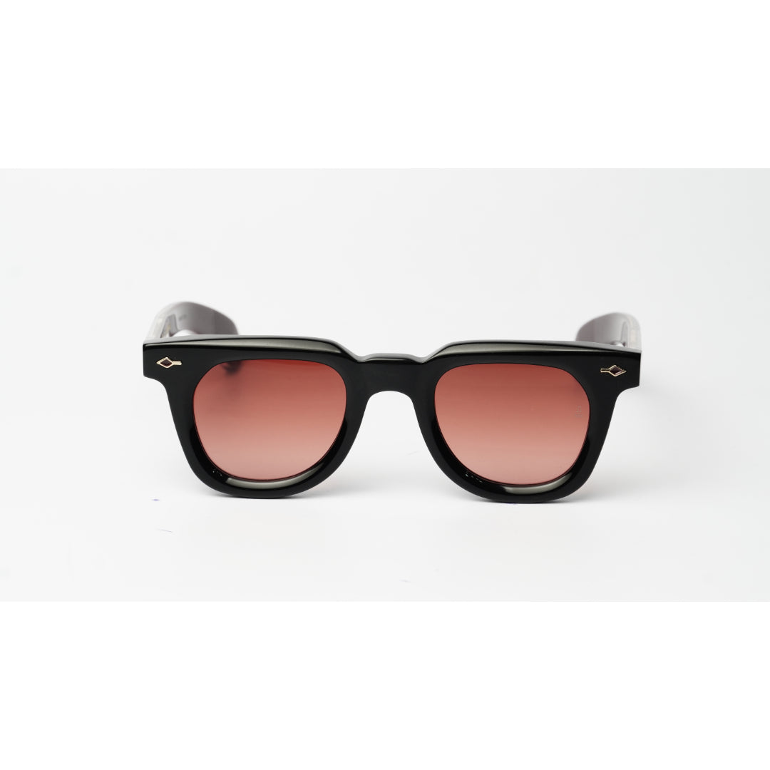 Jacques Marie Mage - VENDOME - Ruby Red - Wine Gradient - Acetate - Round - Premium Sunglasses