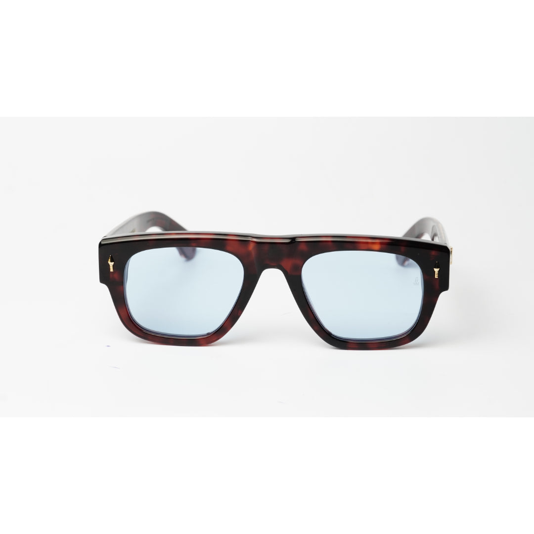 Jacques Marie Mage - Thundercloud - Red Marble - Blue Tinted - Acetate - Rectangle - Premium Sunglasses