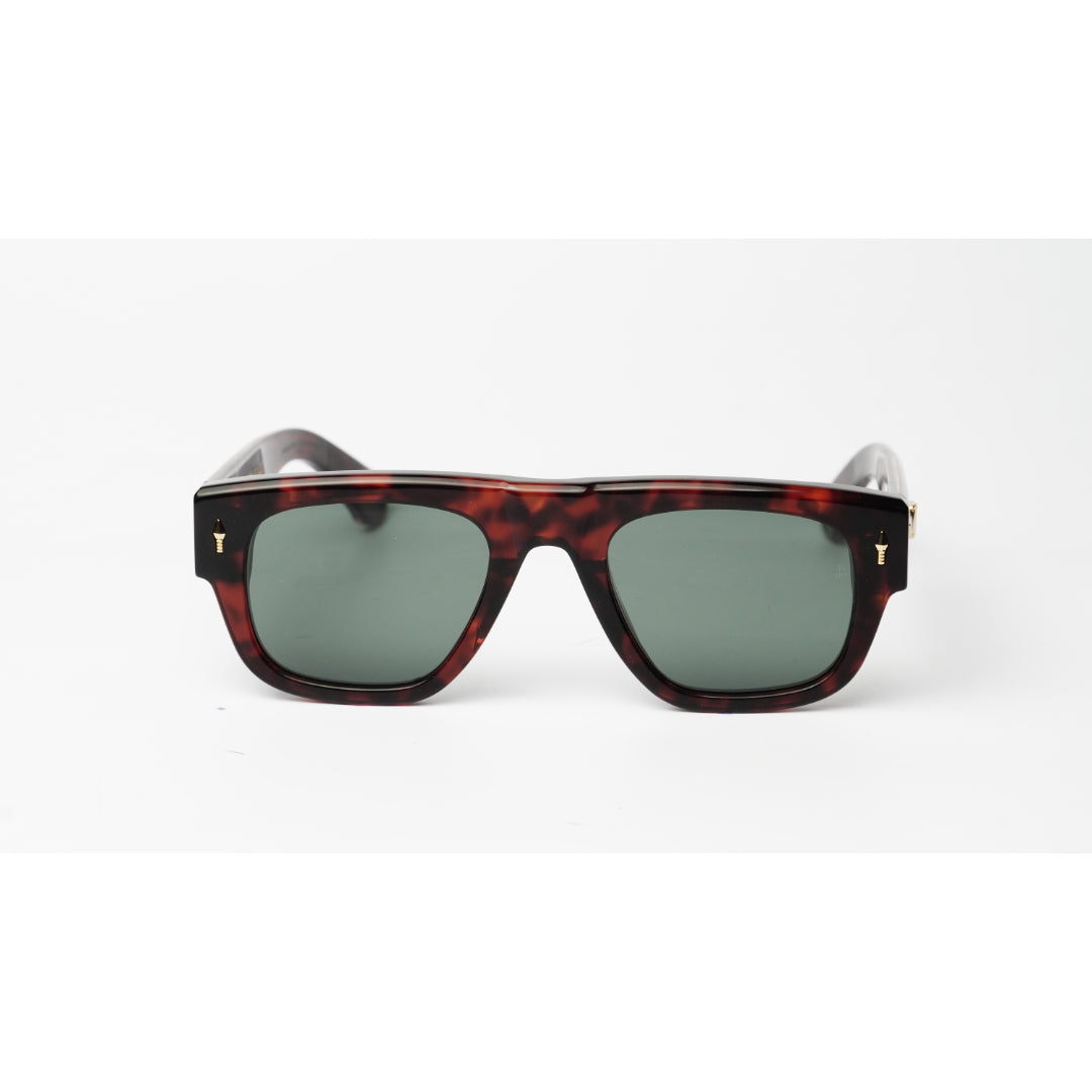 Jacques Marie Mage - Thundercloud - Red Marble - Green - Acetate - Rectangle - Premium Sunglasses