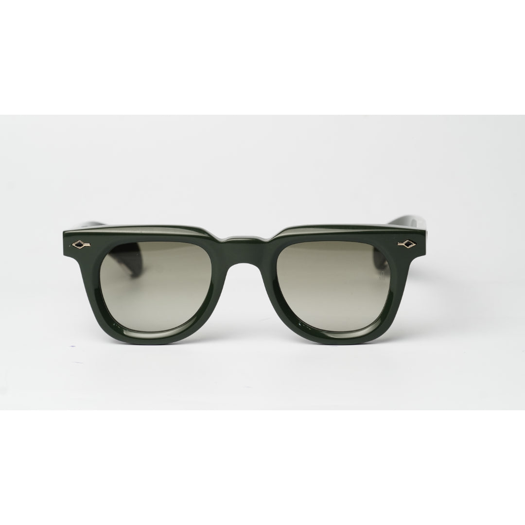 Jacques Marie Mage - VENDOME - Ceramic Olive Green - Gradient - Acetate - Round - Premium Sunglasses