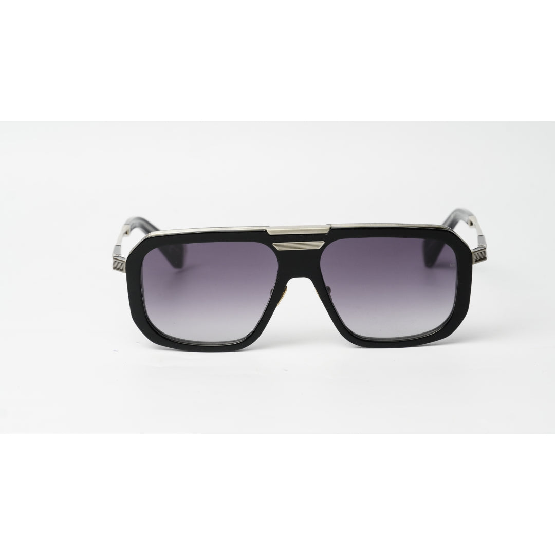 Jacques Marie Mage - DONOHU - Black - Silver - Gradient - Acetate - Rectangle - Premium Sunglasses