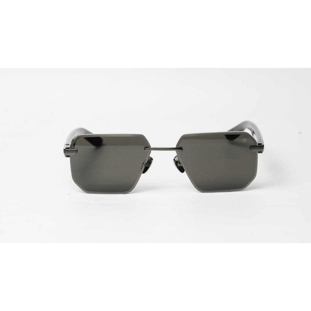Maybach - VISIONIST SUN I - Black - Rimless - Metal - Acetate - Aviator Round - Premium Sunglasses