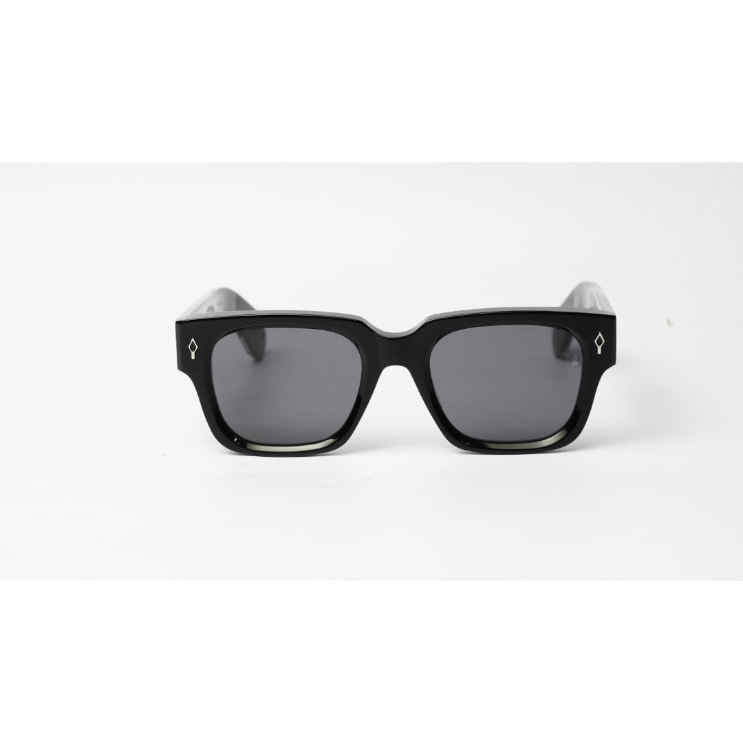 Jacques Marie Mage - ENZO - Black - Silver - Acetate - Square - Premium Sunglasses