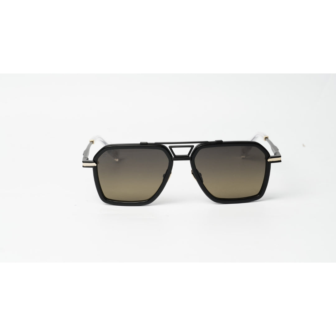T HENRI - SHADOW - Golden - Black - Brown Gradient - Acetate - Square - Premium Sunglasses