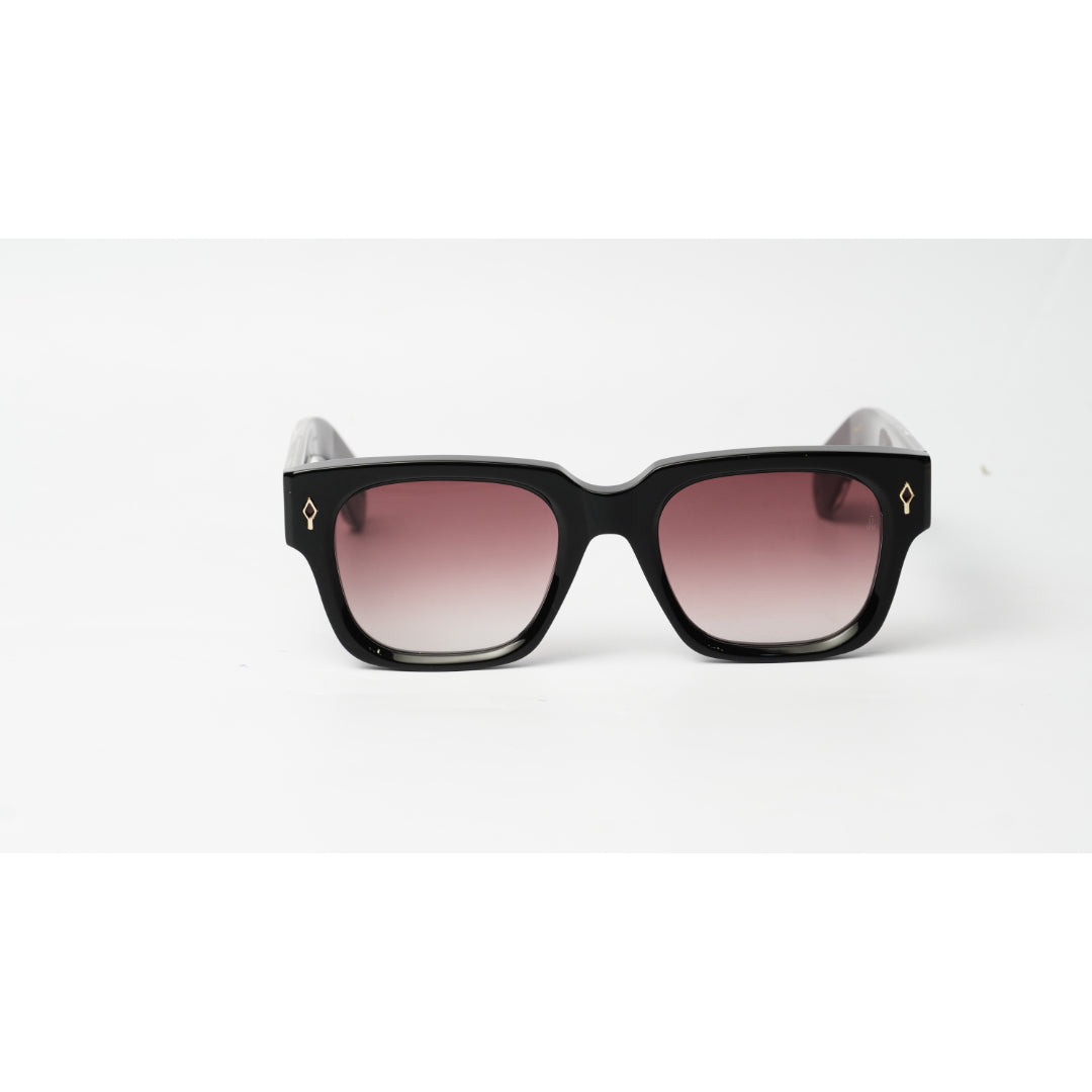 Jacques Marie Mage - ENZO - Dark Red - Gradient - Golden - Acetate - Square - Premium Sunglasses