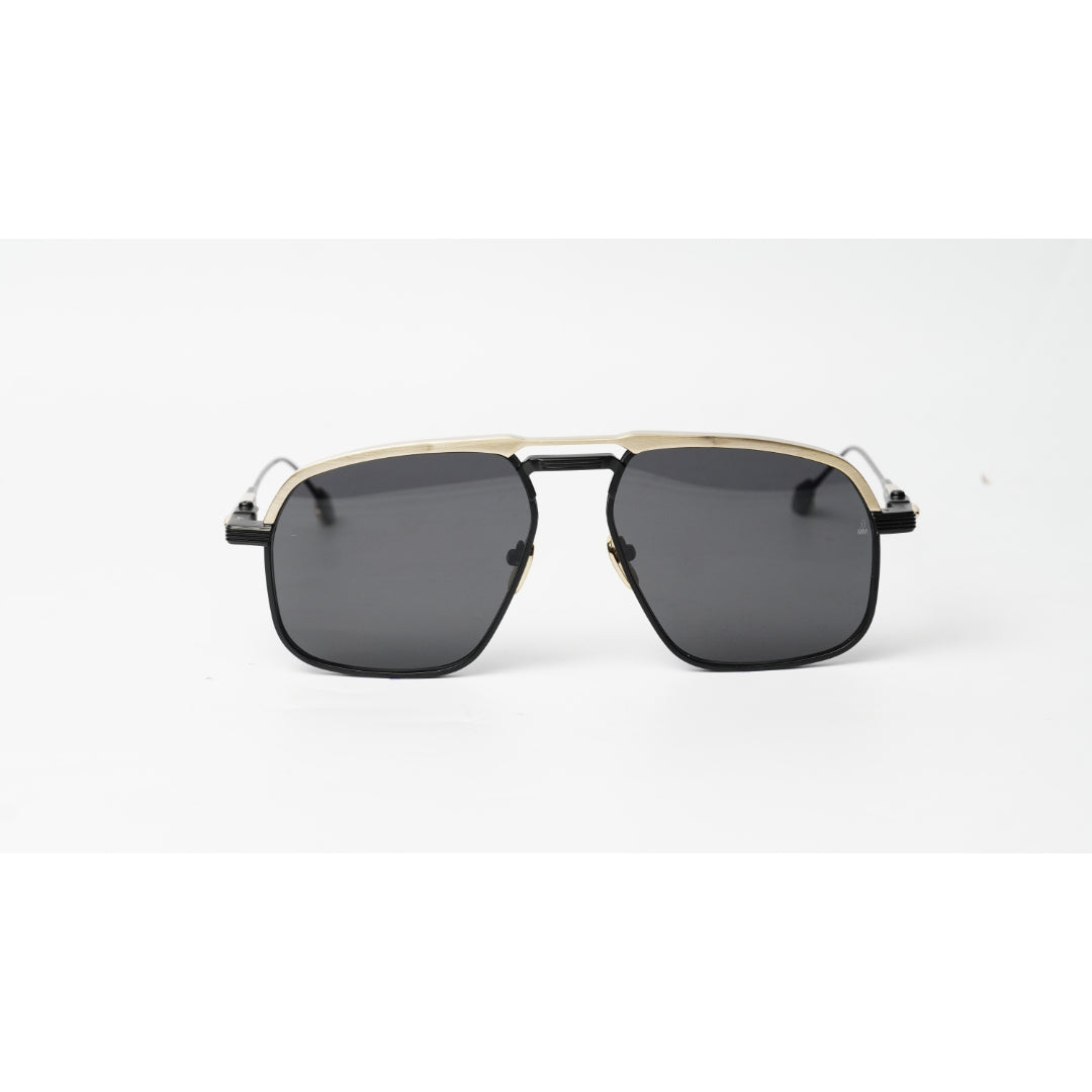 Jacques Marie Mage - LABARGE - Black - Golden - Metal - Square - Premium Sunglasses