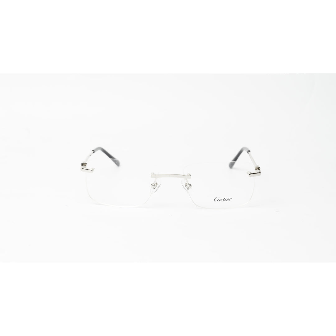 Cartier - CT05210 - Rimless - Metal - Rectangle - Premium Optics
