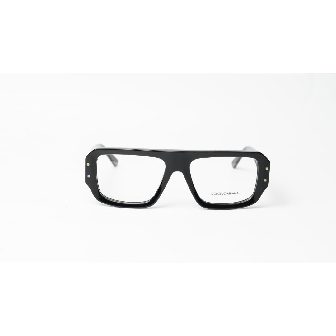 Dolce & Gabbana - DG 3427 - Black - Acetate - Rectangle - Premium Optics