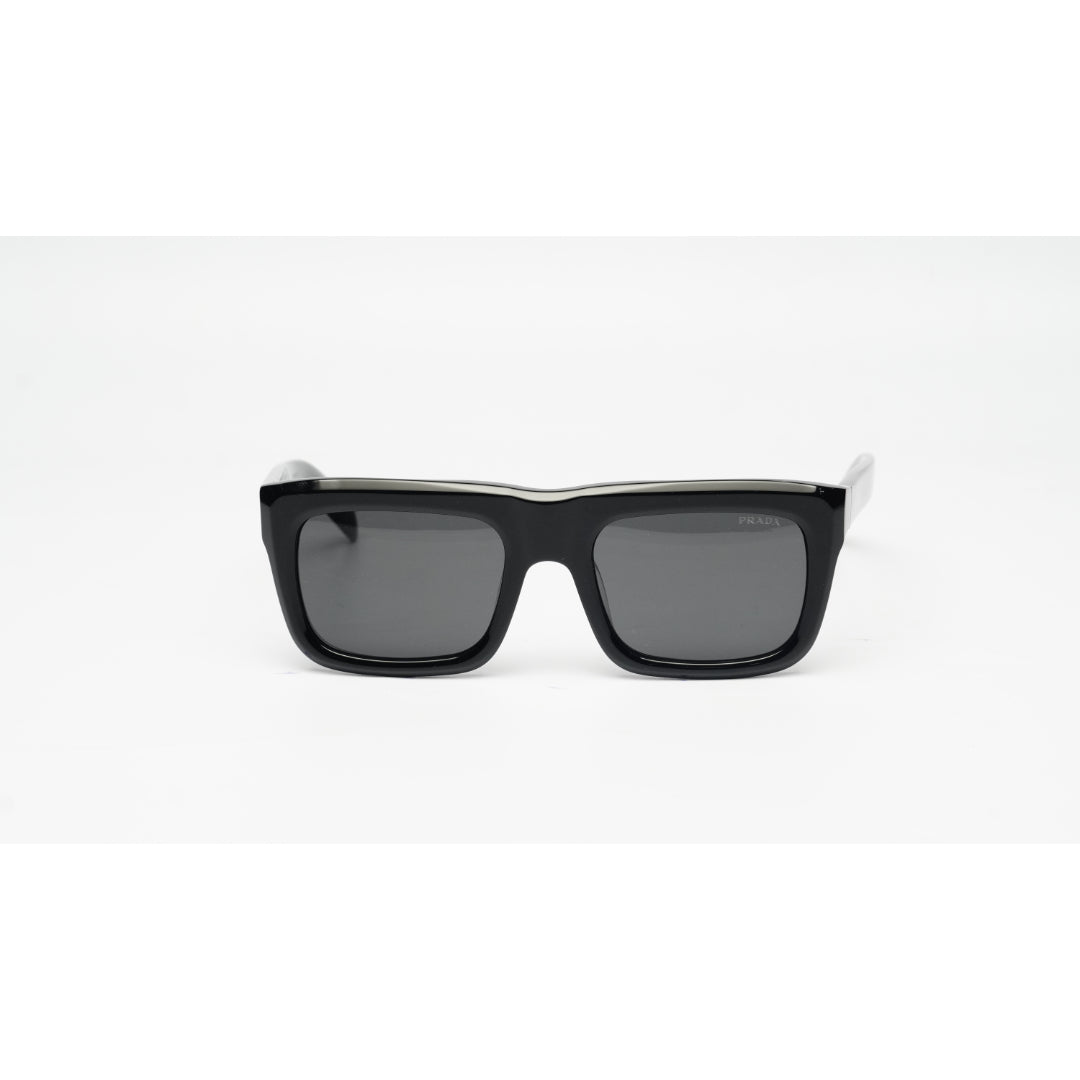 Prada - SPR D11F - Black - Acetate - Square - Premium Sunglasses