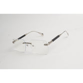 ARTIC - 23210 - Black - Silver - Metal - Rimless - Rectangle - Optics - XSHADES Eyewear
