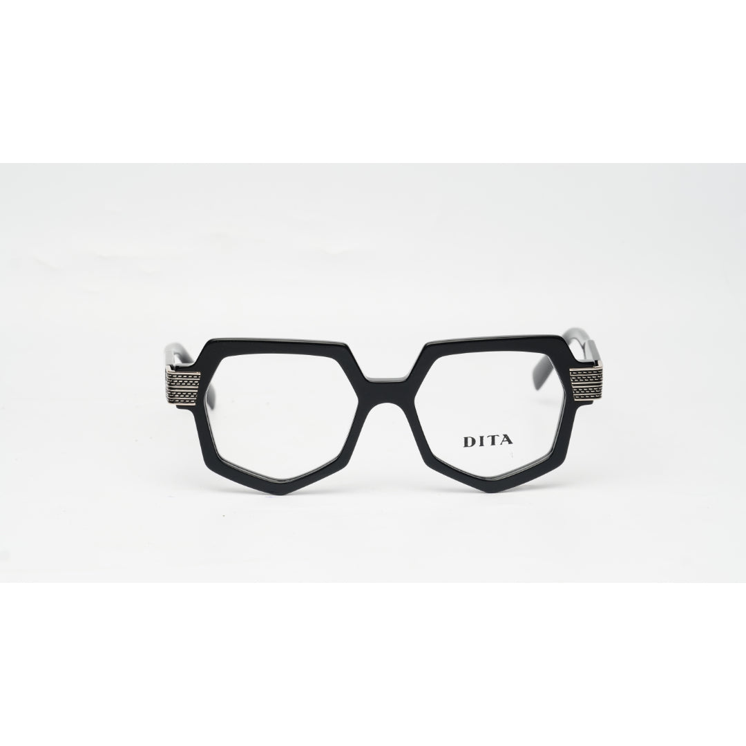 DITA - 5001 - بني رخامي - أسيتات - مربع - نظارات بريميوم أوبتيكس - نظارات