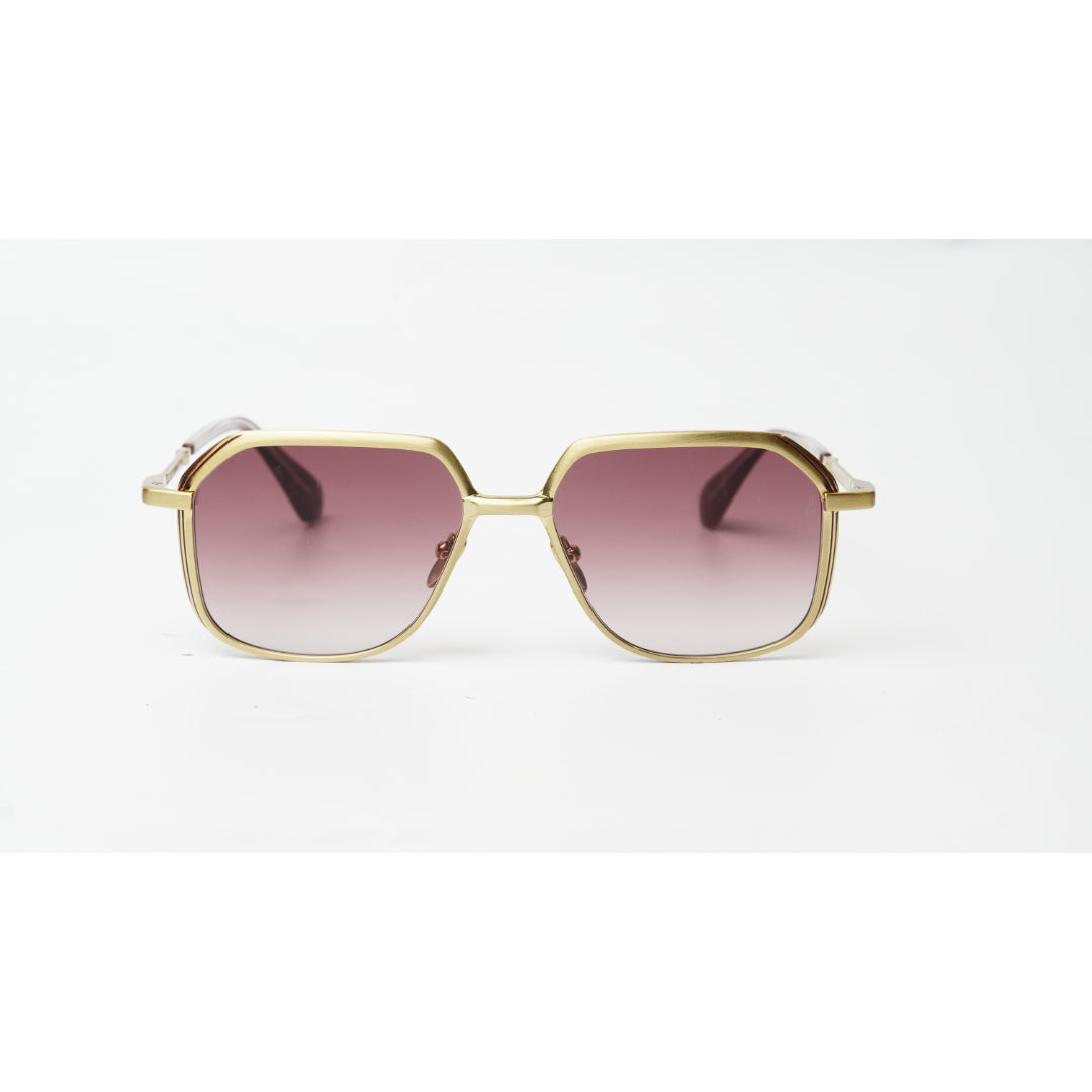 Jacques Marie Mage - AIDA - Golden - Red Gradient - Metal - Square - Premium Sunglasses