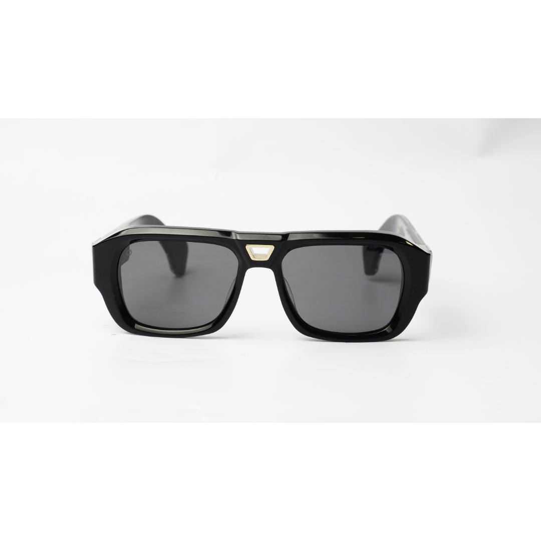 T HENRI - Maison Galactique - MEGA - Golden - Silver - Black - Acetate - Square - Premium Sunglasses