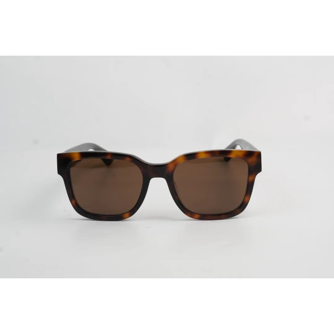Gucci - GG0001S - Tortoise - Signature - Acetate - Square - Premium Sunglasses - Eyewear
