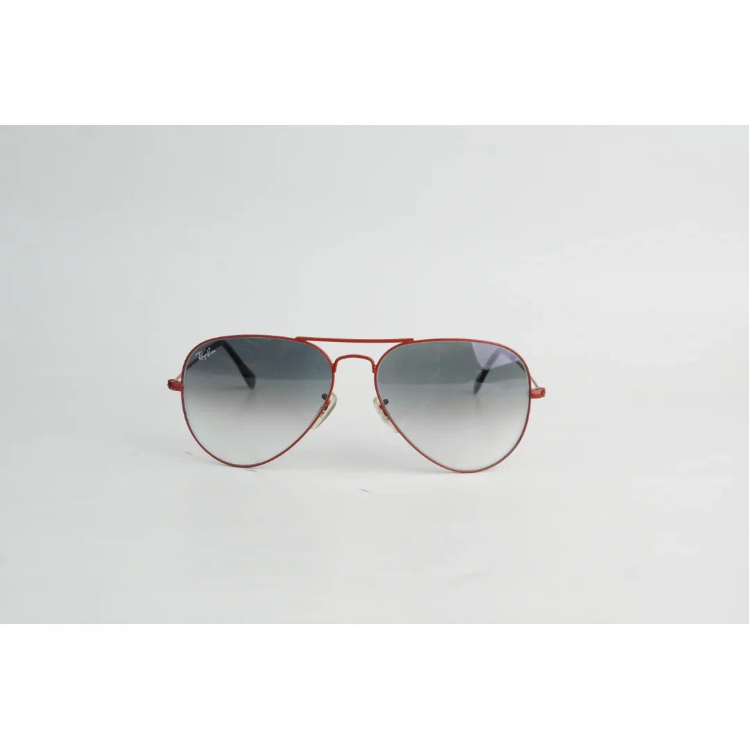 راي بان - RB 3026 - 62 ملم - إصدار محدود - أبيض - ذهبي - افياتور - معدني - دائري - نظارات شمسية فاخرة - نظارات طبية