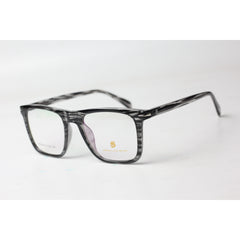 ديفيد بيكهام - 2110 - أسود مخطط - أسيتات - مربع - بصريات - نظارات