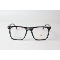 ديفيد بيكهام - 2110 - أسود مخطط - أسيتات - مربع - بصريات - نظارات