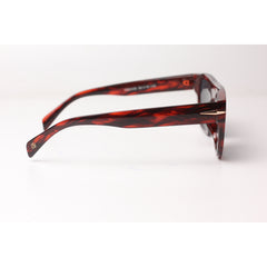 ديفيد بيكهام - 7044/S - أحمر رخامي - أسيتات - مربع - نظارات شمسية - نظارات طبية