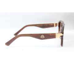 Maybach - Z1115 - Marble Brown - Gradient - Aviator Round - Premium Sunglasses - Eyewear