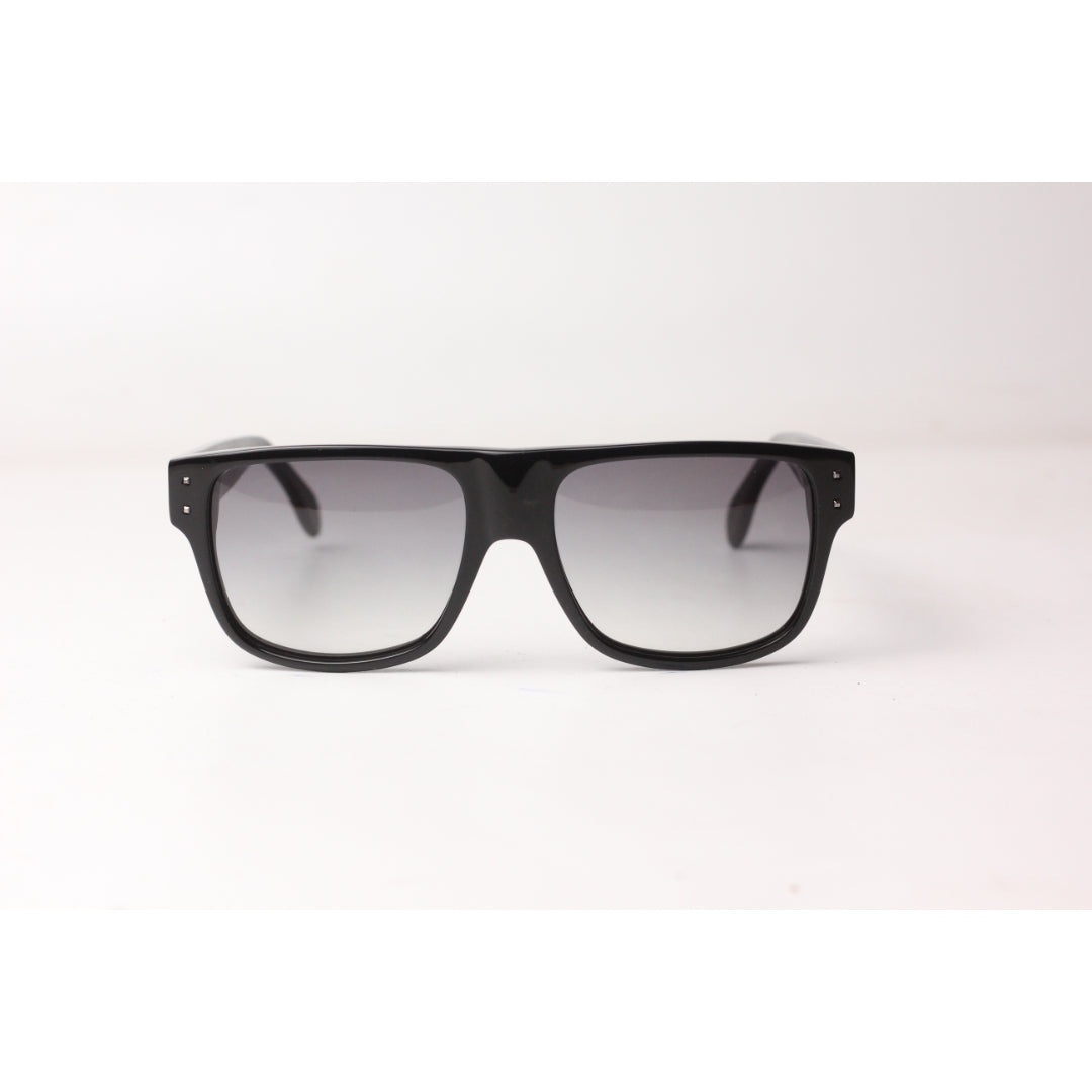 Alexander Mcqueen - AMQ 4180/S - Black - Gradient - Acetate - Square - Premium Sunglasses - Eyewear