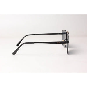 Cartier – 4070 - Black - Golden - Metal - Double Bridge - Square - Sunglasses - Eyewear