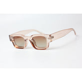 XSHADES - Rapperz - 7100 - شفاف - بني متدرج - مستقطب - أسيتات - مربع - نظارات شمسية - نظارات طبية