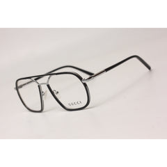 جوتشي - فضي - أسود - أسيتات - معدن - نظارة شمسية أفياتور راوند - نظارات بريميوم أوبتيكس - نظارات