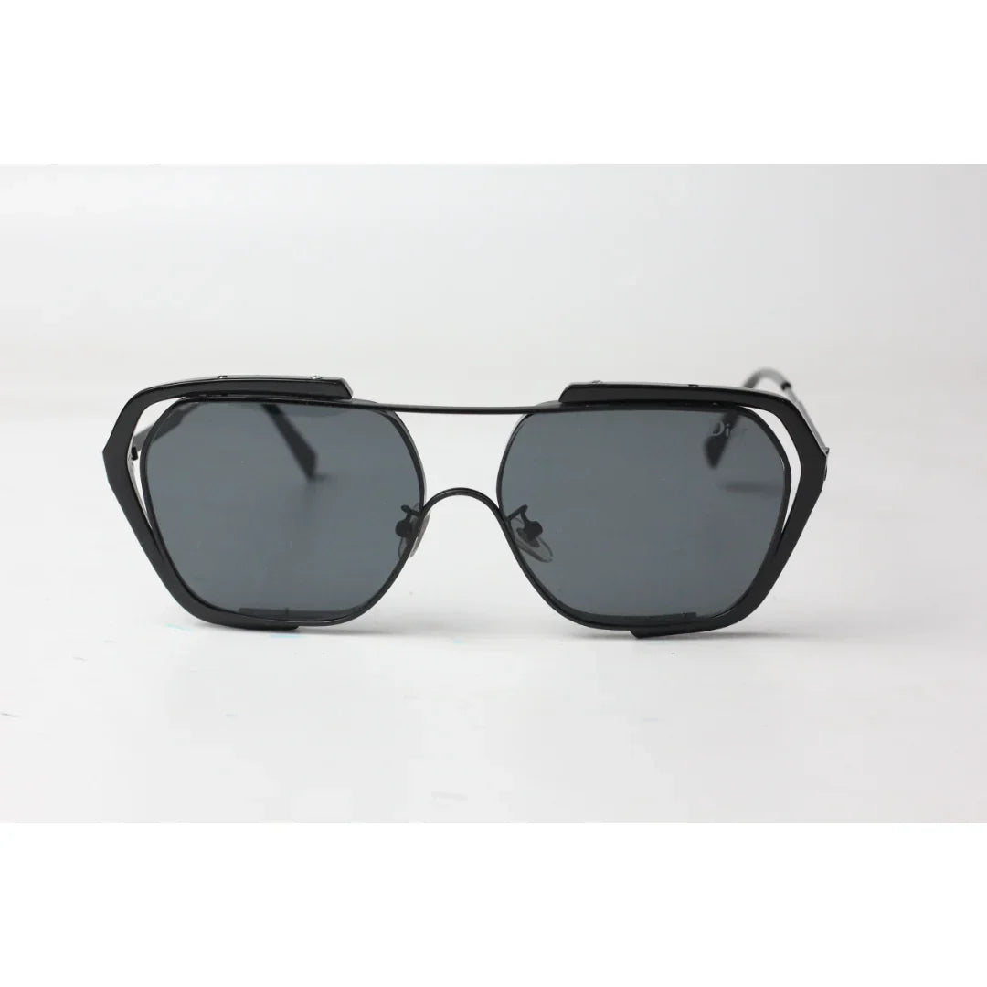 ديور - 800 - اسود - معدن - دائري - مربع - بصريات - نظارات