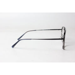 راي بان - 095 - اسود - رمادي رخامي - معدن - اسيتات - جسر مزدوج - بصريات - نظارات