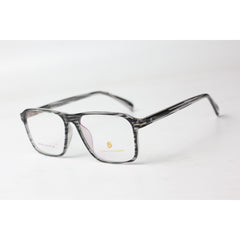 ديفيد بيكهام - 2105 - نظارة شمسية مخططة باللون الأسود - أسيتات - مستطيل - بصريات - نظارات