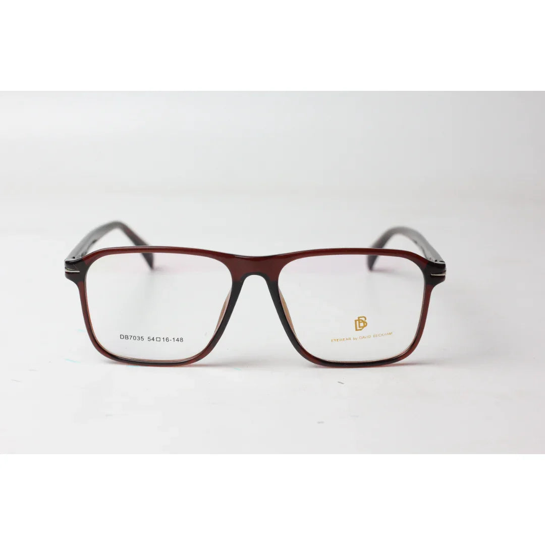 David Beckham - 2105 - Oak Brown - Acetate - Rectangle - Optics - Eyewear