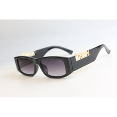 Cartier – CA6046 - Black Gradient - Golden - Acetate - Rectangle - Sunglasses - Eyewear