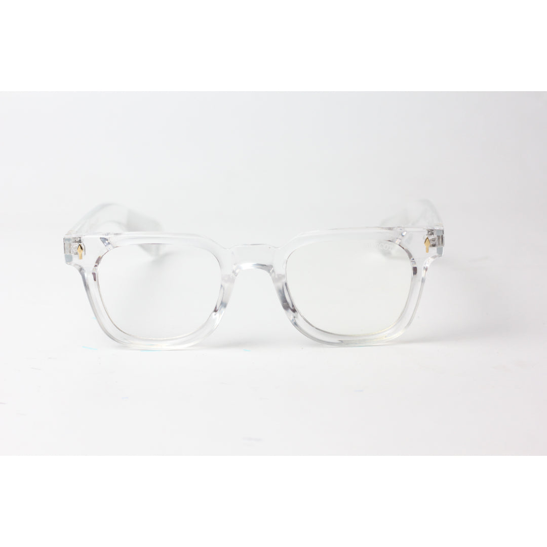 Moscot - ZAYDE - Transparent White - Acetate - Rounded Square - Optics - Eyewear