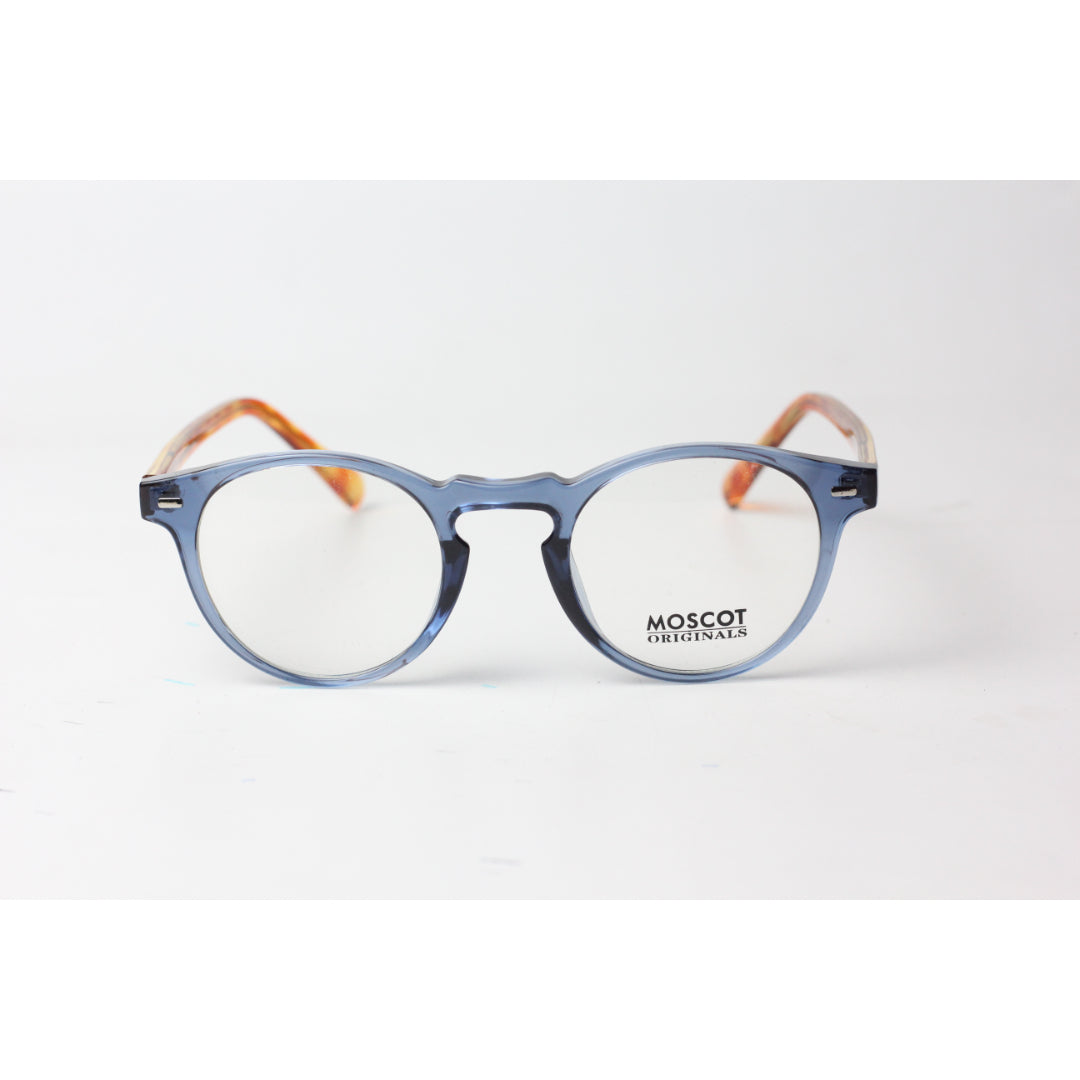 Moscot - MILTZEN - Crystal Blue - Brown - Acetate - Round - Optics - Eyewear