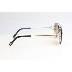 Cartier - CT0268/S - Black - Golden - Rimless - Rectangle - Premium Sunglasses - Eyewear