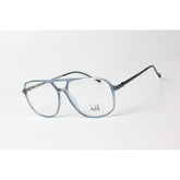 Dunhill - 0705 - شفاف كريستالي أزرق - فضي - TR - نظارة شمسية دائرية - Premium Optics - نظارات