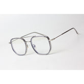 Iron Man 2.0 - 9010 - Dior - Transparent - Grey - Silver - Metal - Flight - Blue Cut - Square - Eyewear