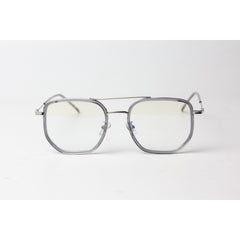 Iron Man 2.0 - 9010 - Dior - Transparent - Grey - Silver - Metal - Flight - Blue Cut - Square - Eyewear