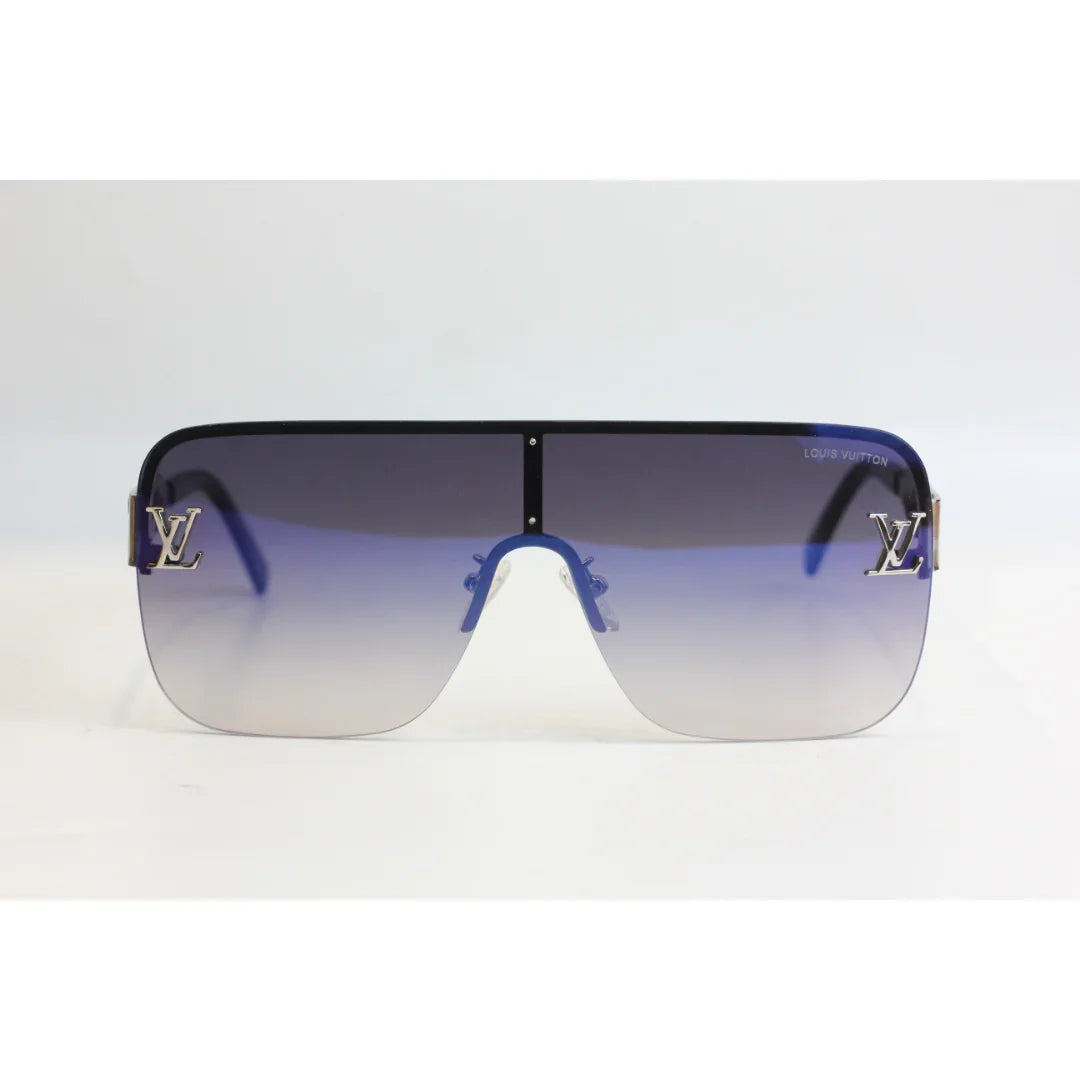 لويس فيتون – أسود متدرج – ظل أزرق – معدن – مربع – نظارات شمسية – نظارات طبية