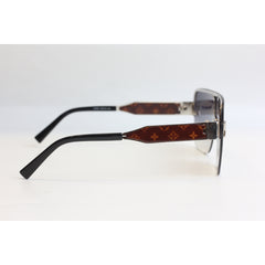 لويس فيتون – أسود متدرج – ظل أزرق – معدن – مربع – نظارات شمسية – نظارات طبية